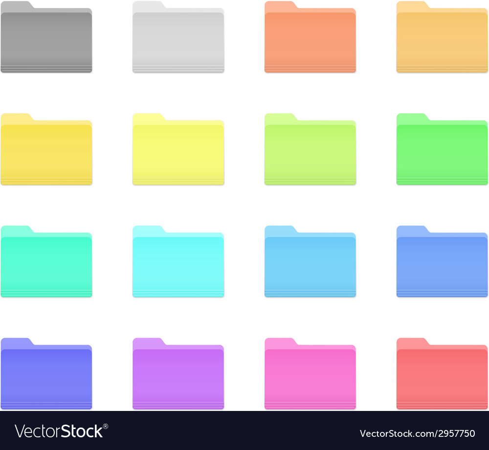 colored folder icons mac