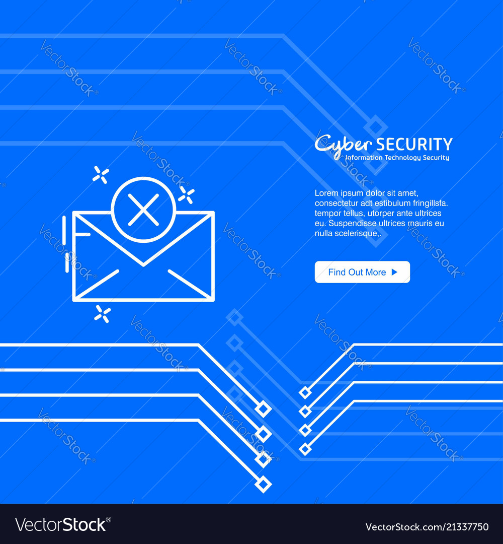 Cyber security design with elegant style