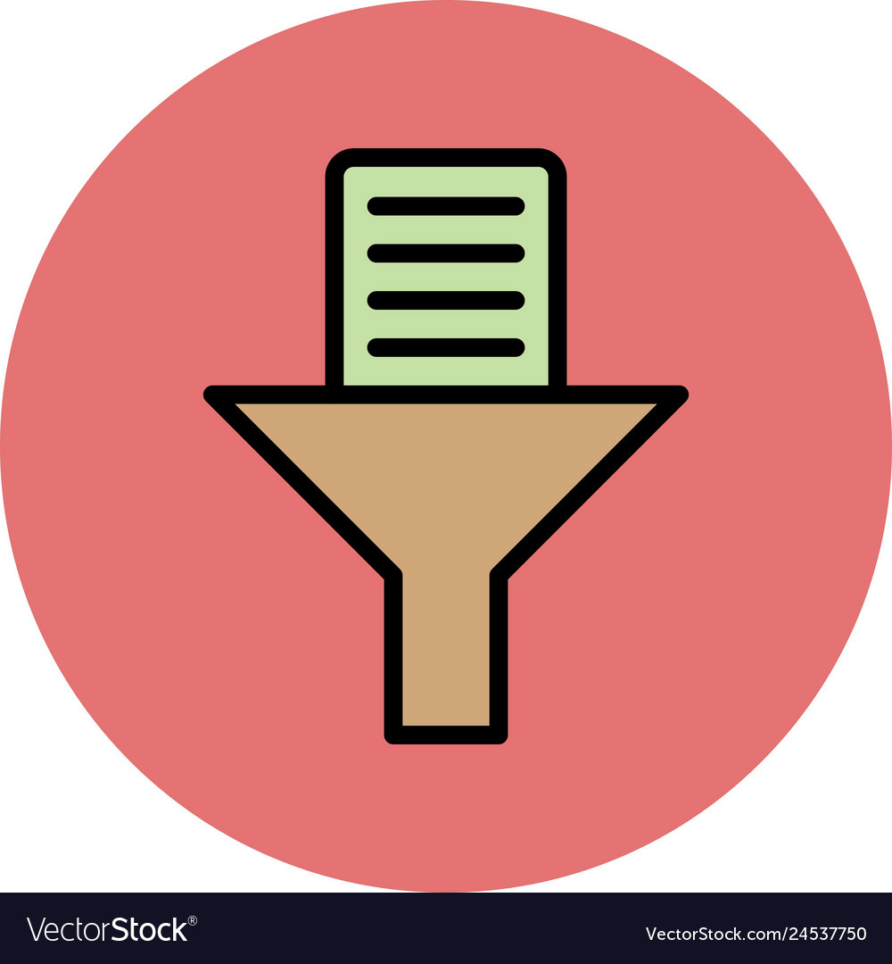 Document filter icon