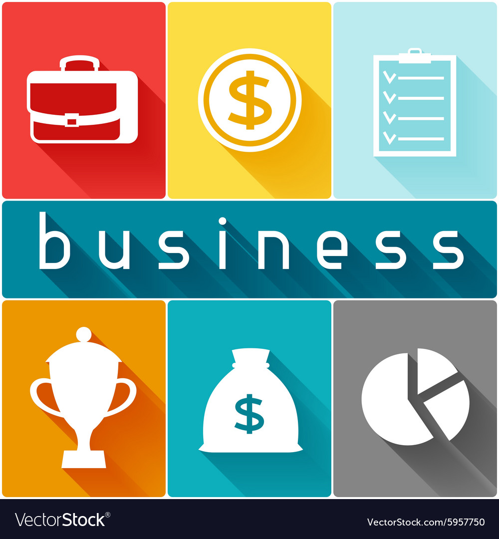 Icons für Unternehmen und Finanzen