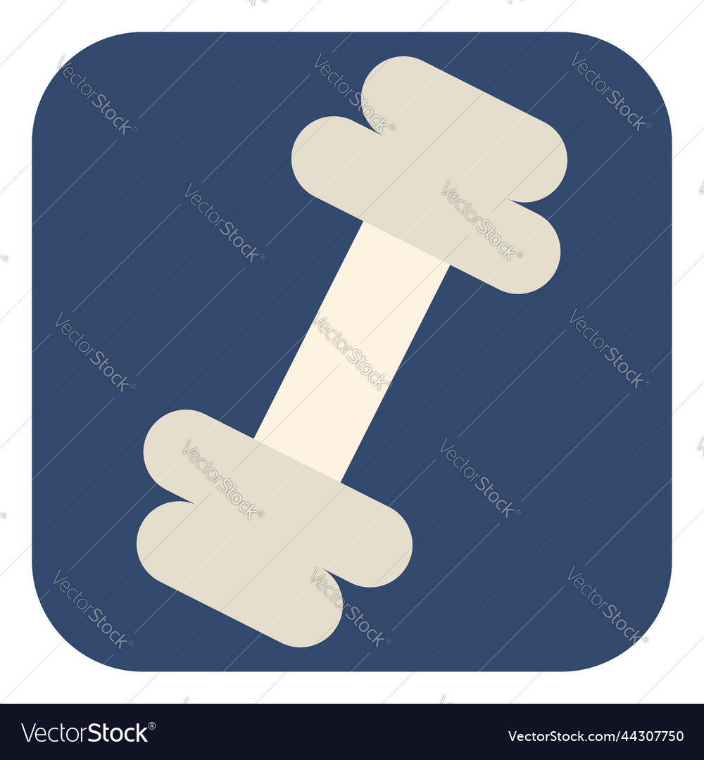 Healthcare gantel on a white background Royalty Free Vector