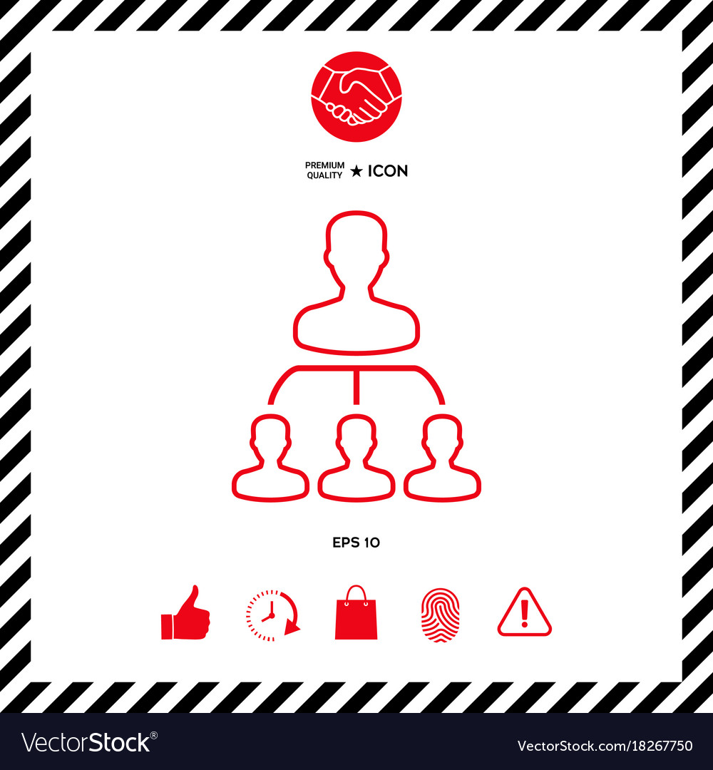 Hierarchy - line icon