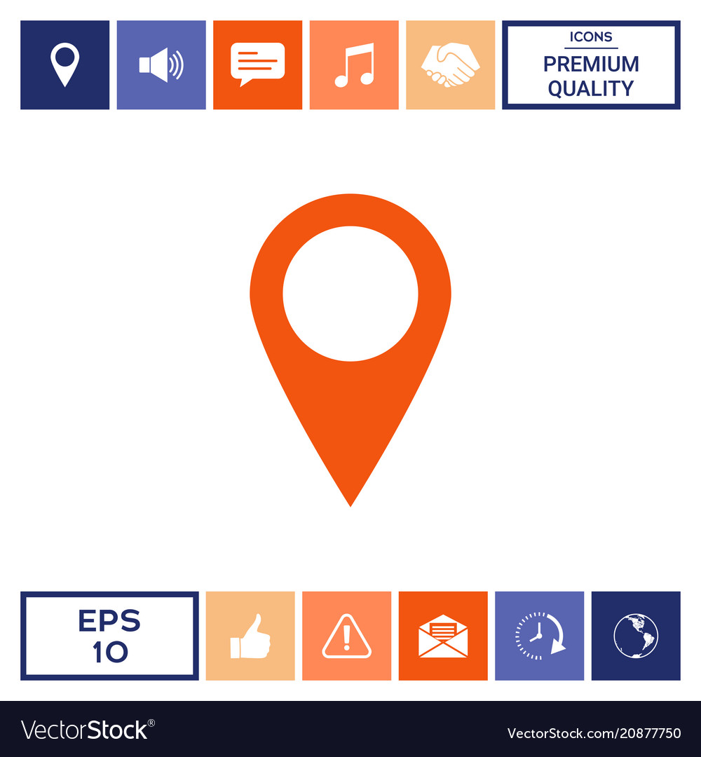 Map pointer icon