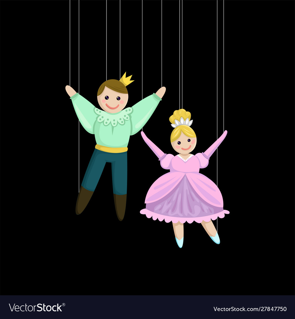 Puppet Theater Dolls on Strings