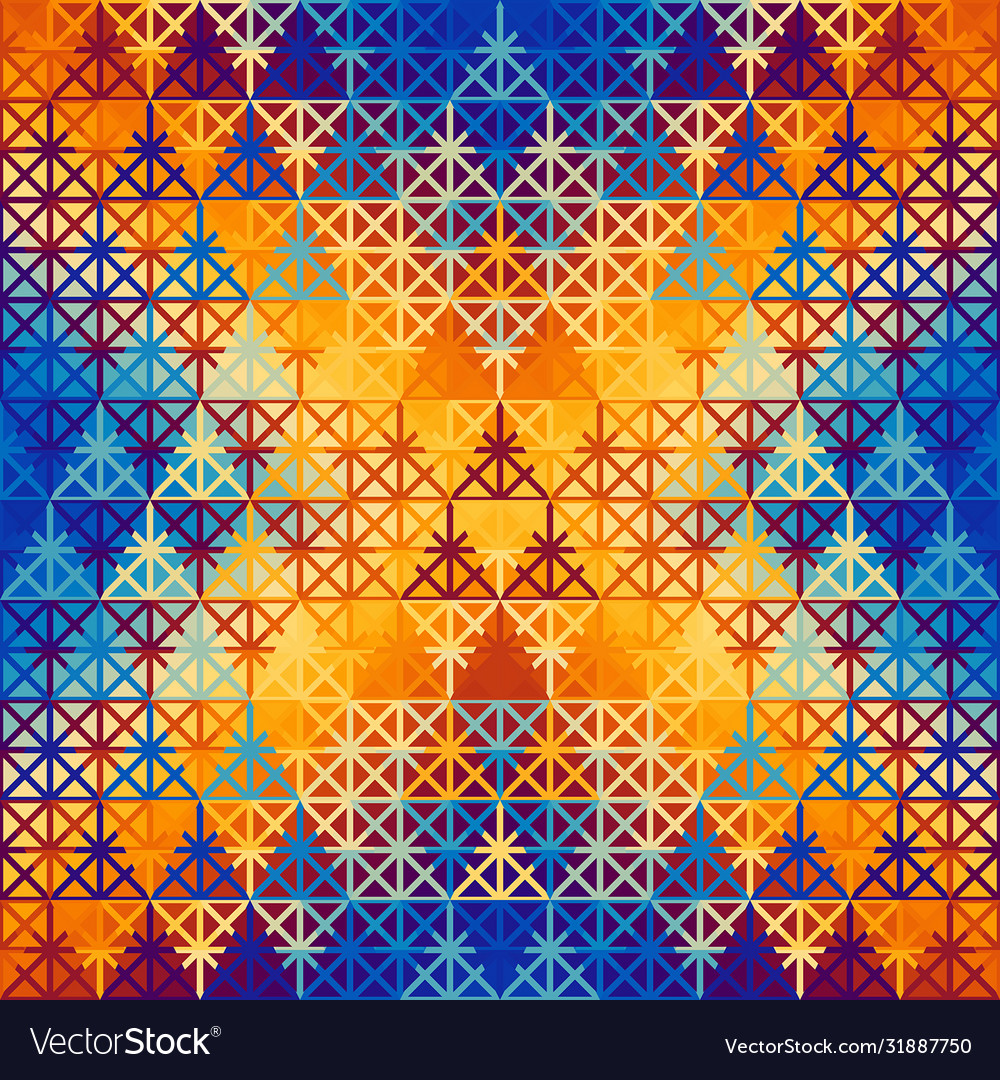 Seamless pattern background a triangles Vector Image Seamless pattern background a triangles
