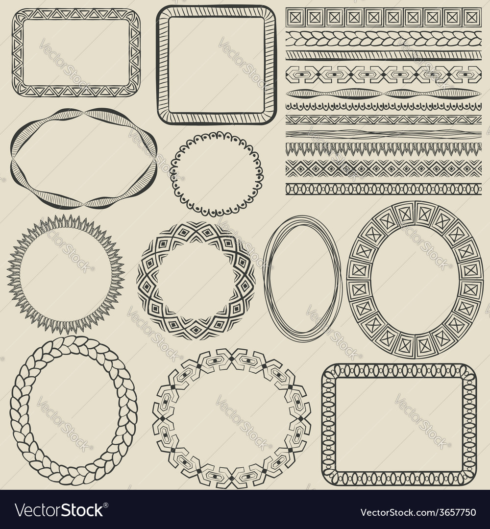 Swirl Border Patterns