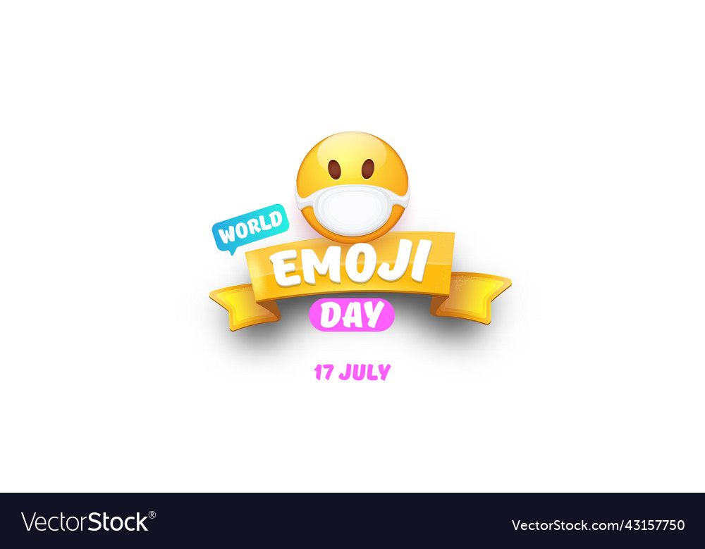 Welt Emoji Tag Gruß horizontale Banner vector image Welt Emoji Tag Gruß horizontale Banner