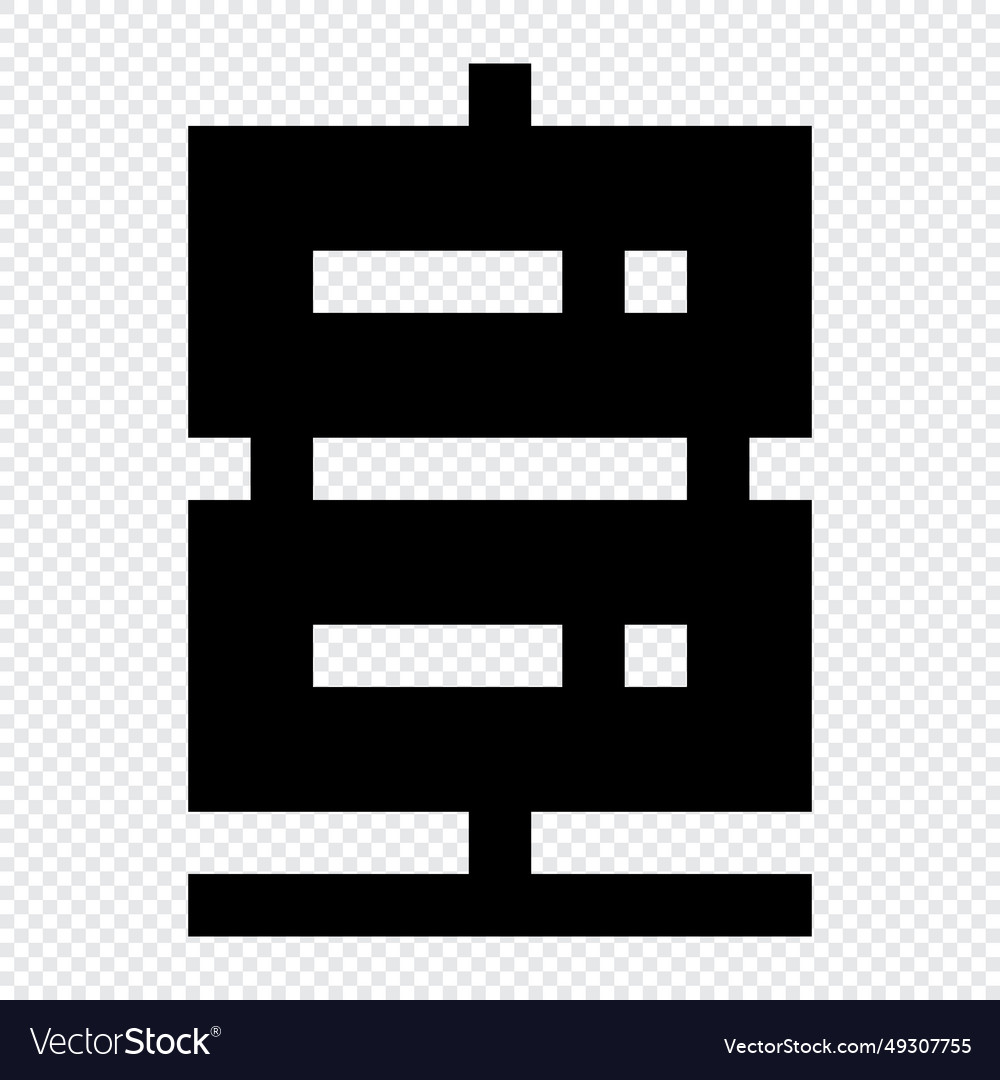Database icon internet technology concept Vector Image Database icon internet technology concept