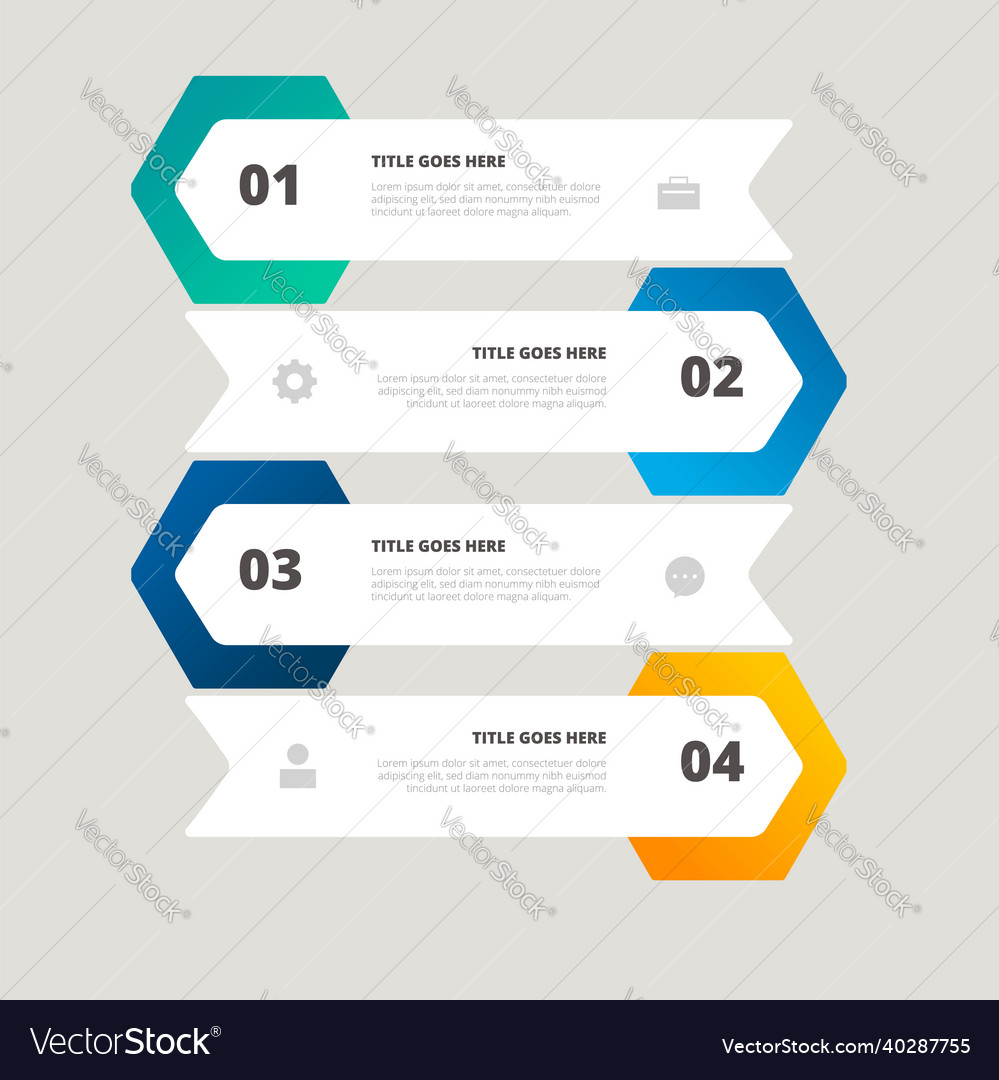 Gradient infographic element flat design