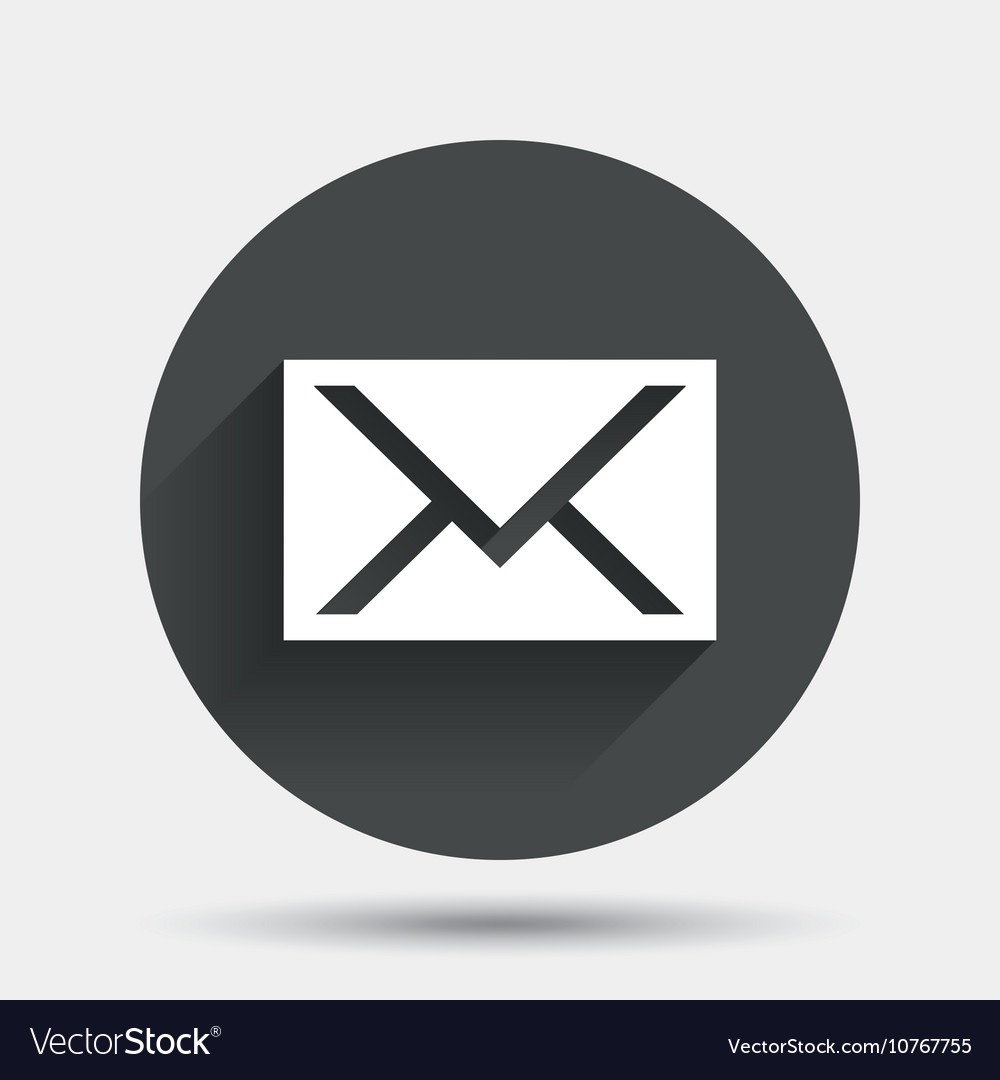 Mail icon envelope symbol message sign Royalty Free Vector