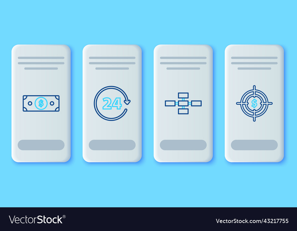 Set line clock 24 hours business hierarchy