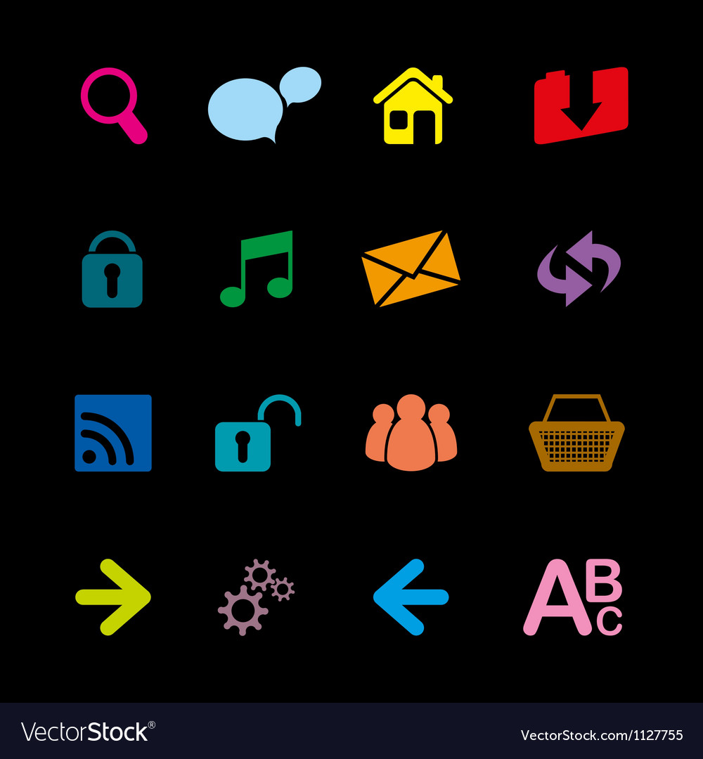 Web icons