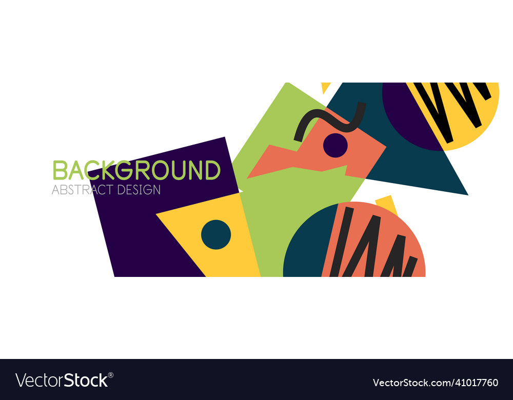 Abstract background with blocks lines geometric vector image Abstract background with blocks lines geometric