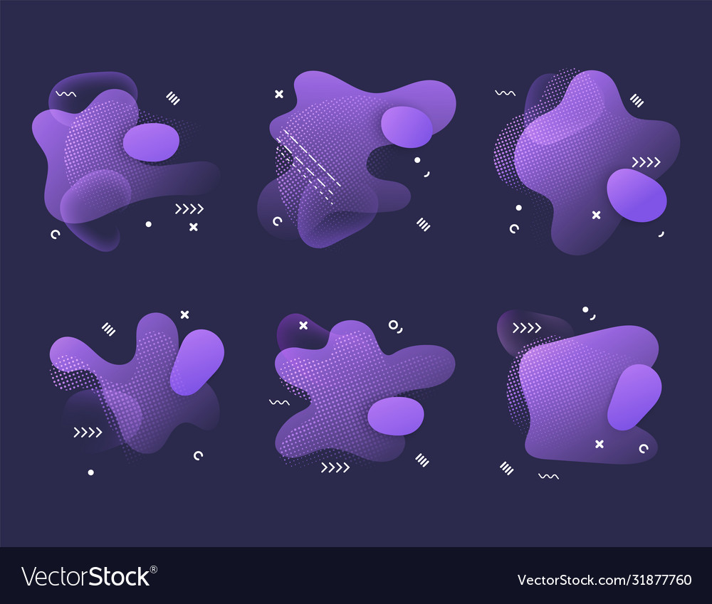 Abstract liquid shape fluid design isolated