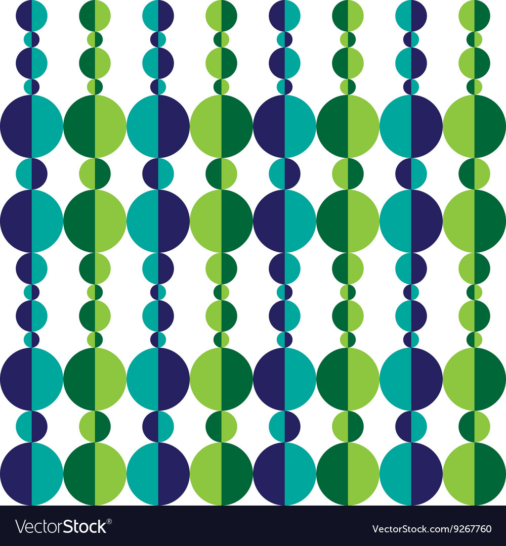 Colored circle seamless pattern