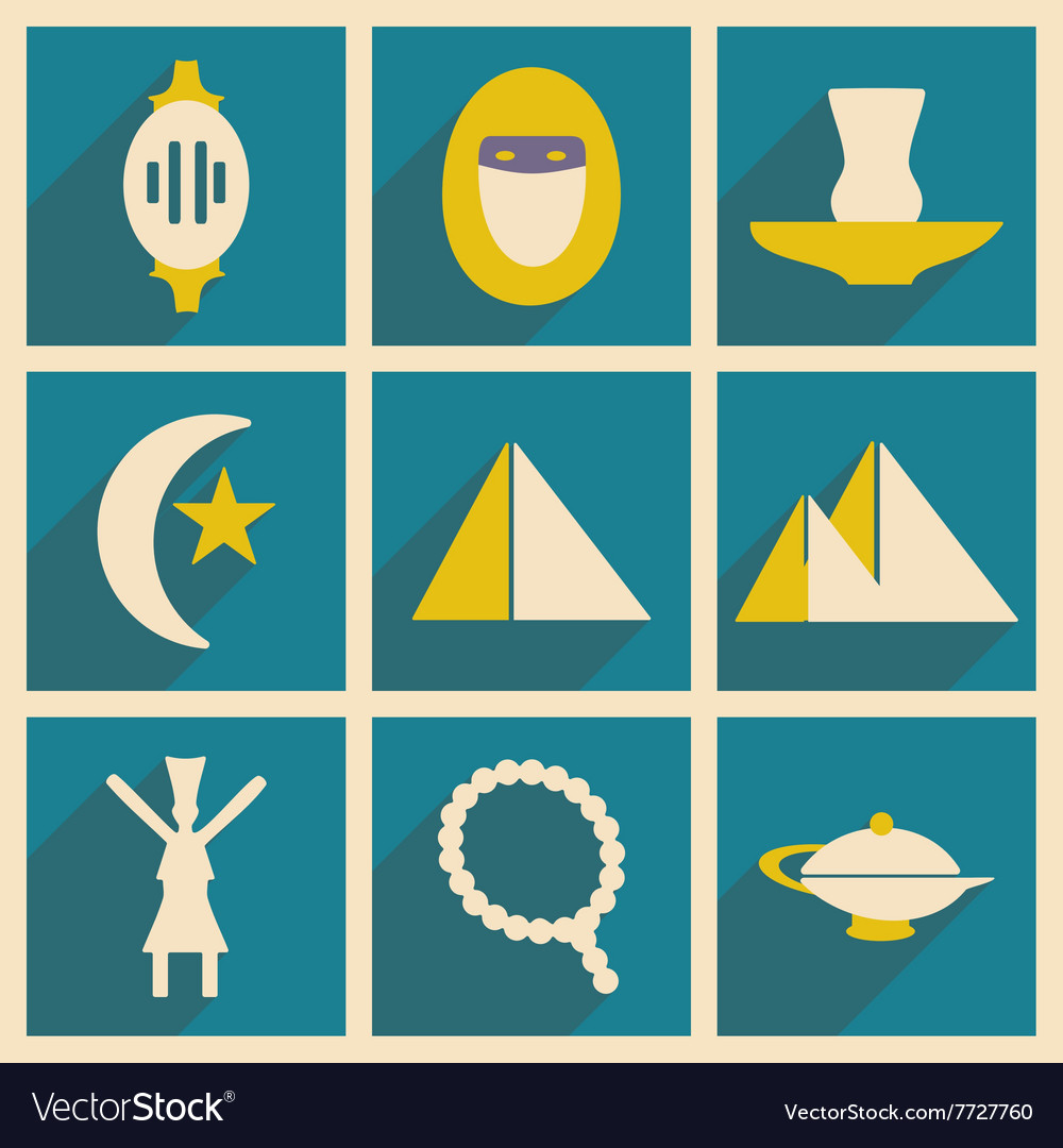 Flat with shadow concept and mobile application
