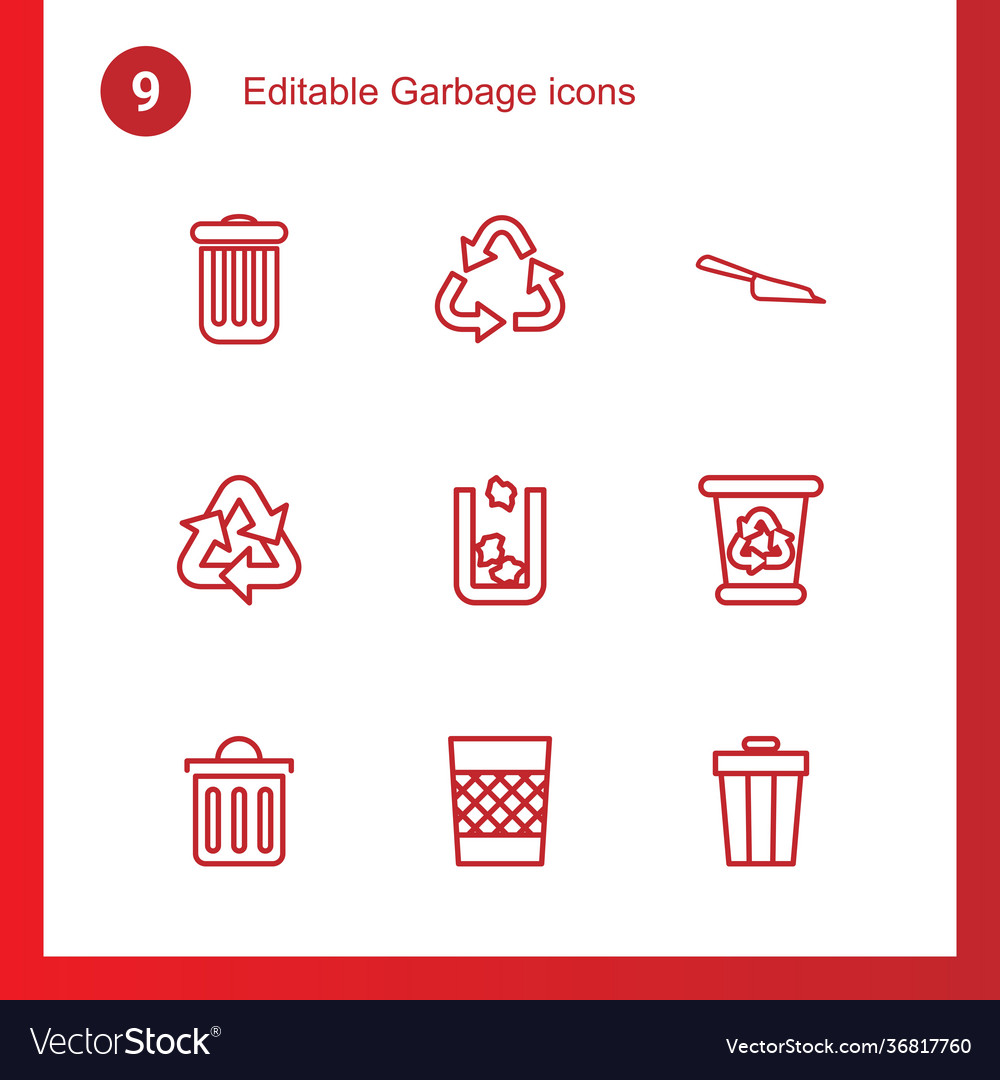 Garbage icons
