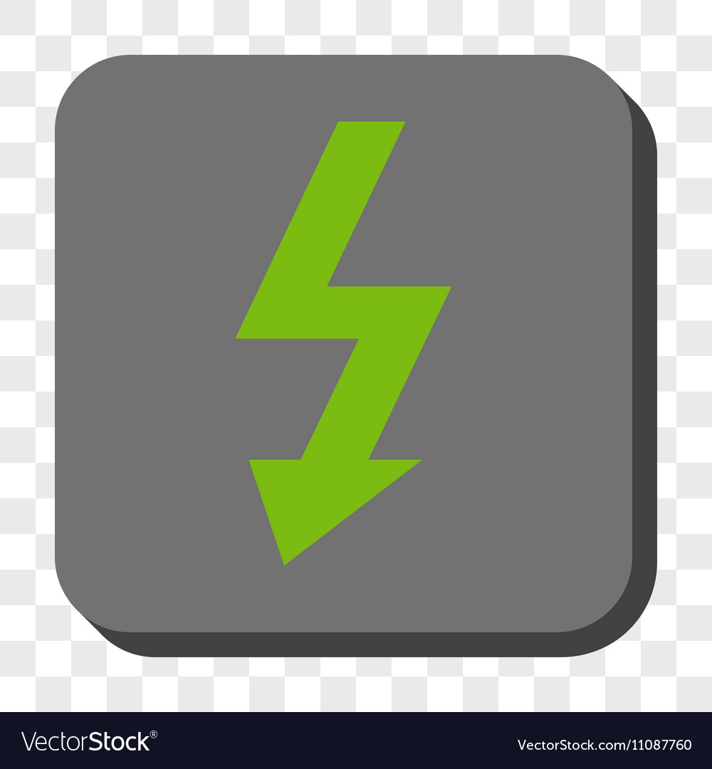 High voltage rounded square button