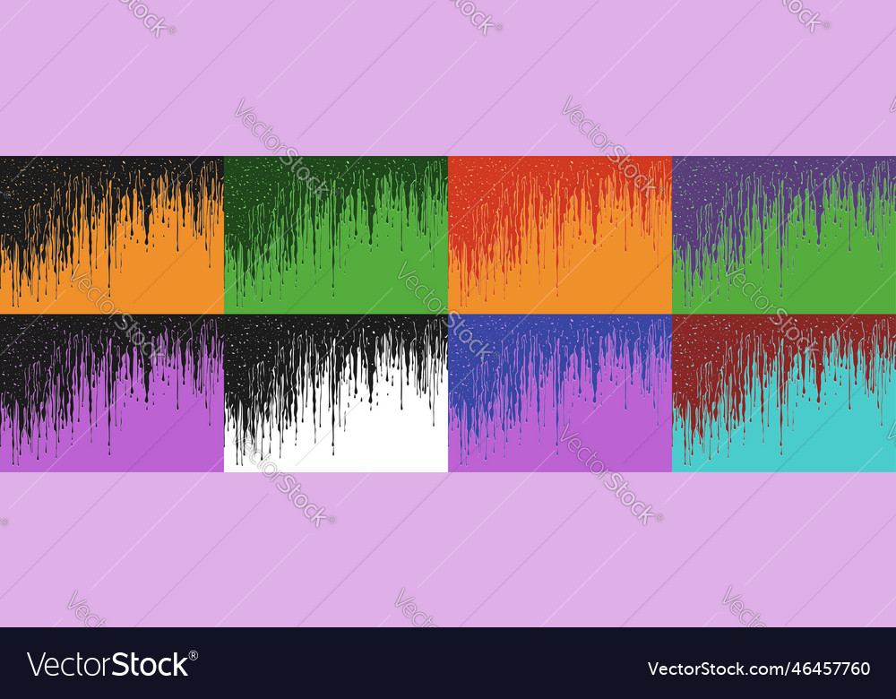 Set of backgrounds with abstract splashes Vector Image Set of backgrounds with abstract splashes
