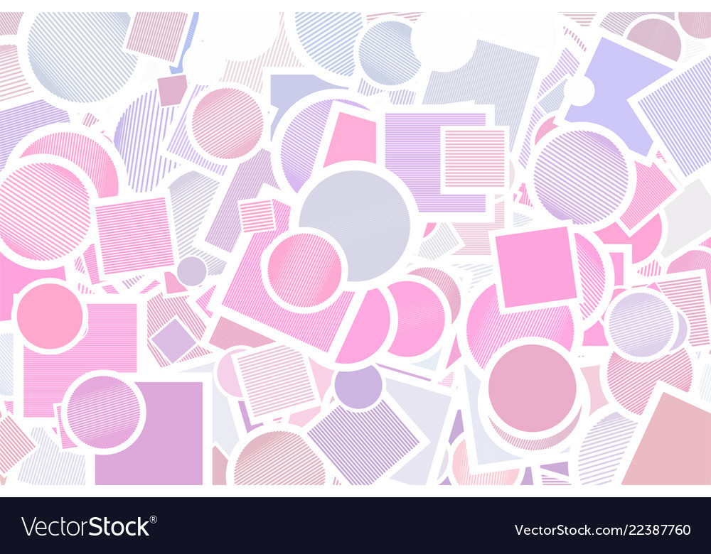 Square circle or ellipse with lines abstract
