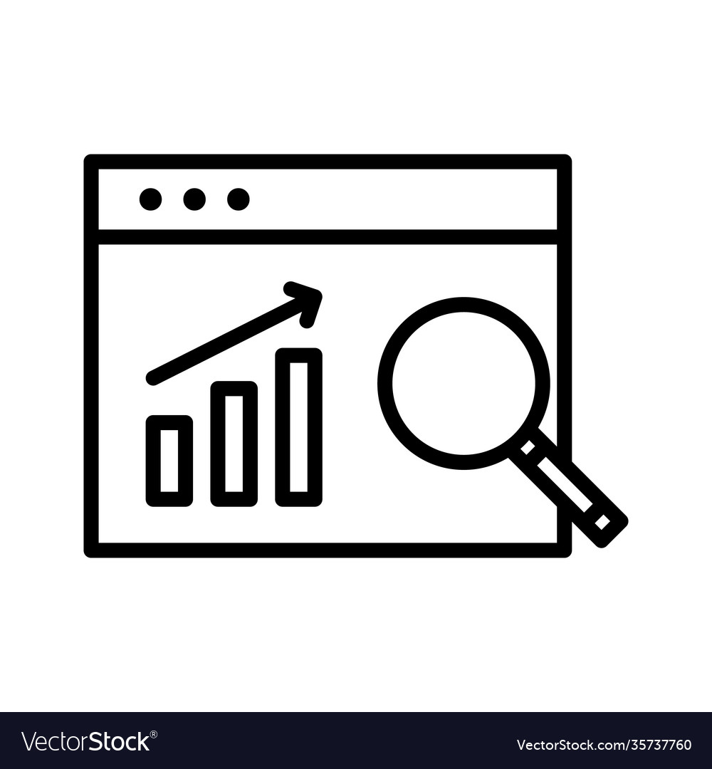 Web analytics icon