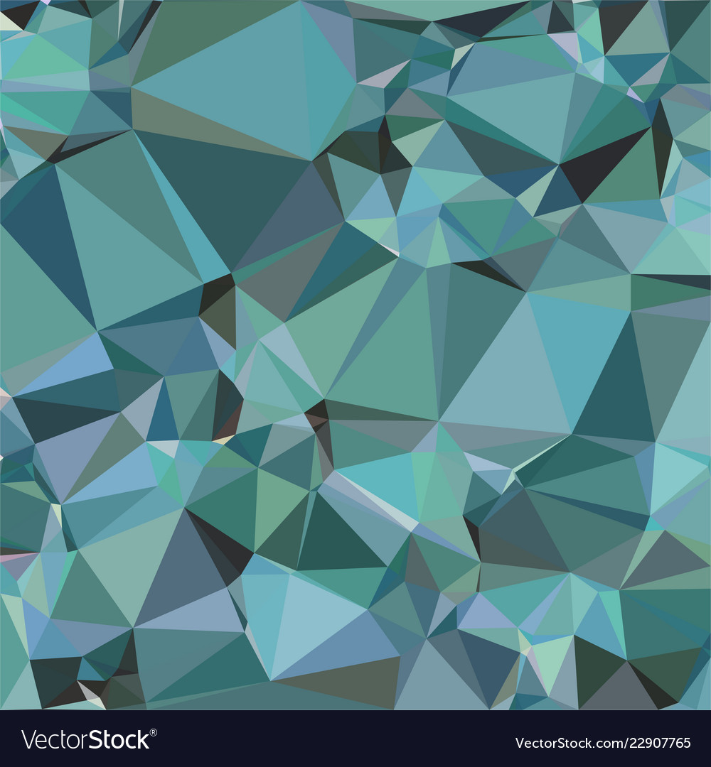Cadet blue triangular low poly mosaic abstract Vector Image Cadet blue triangular low poly mosaic abstract