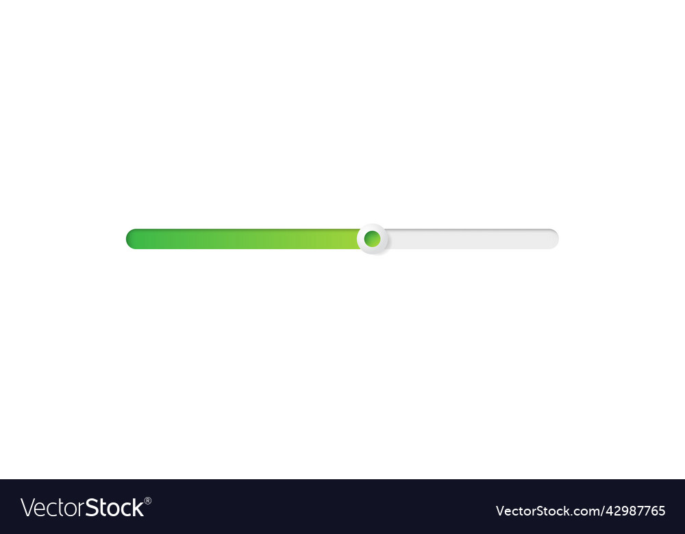 Colored scroll bar for user interface scrollbar vector image Colored scroll bar for user interface scrollbar