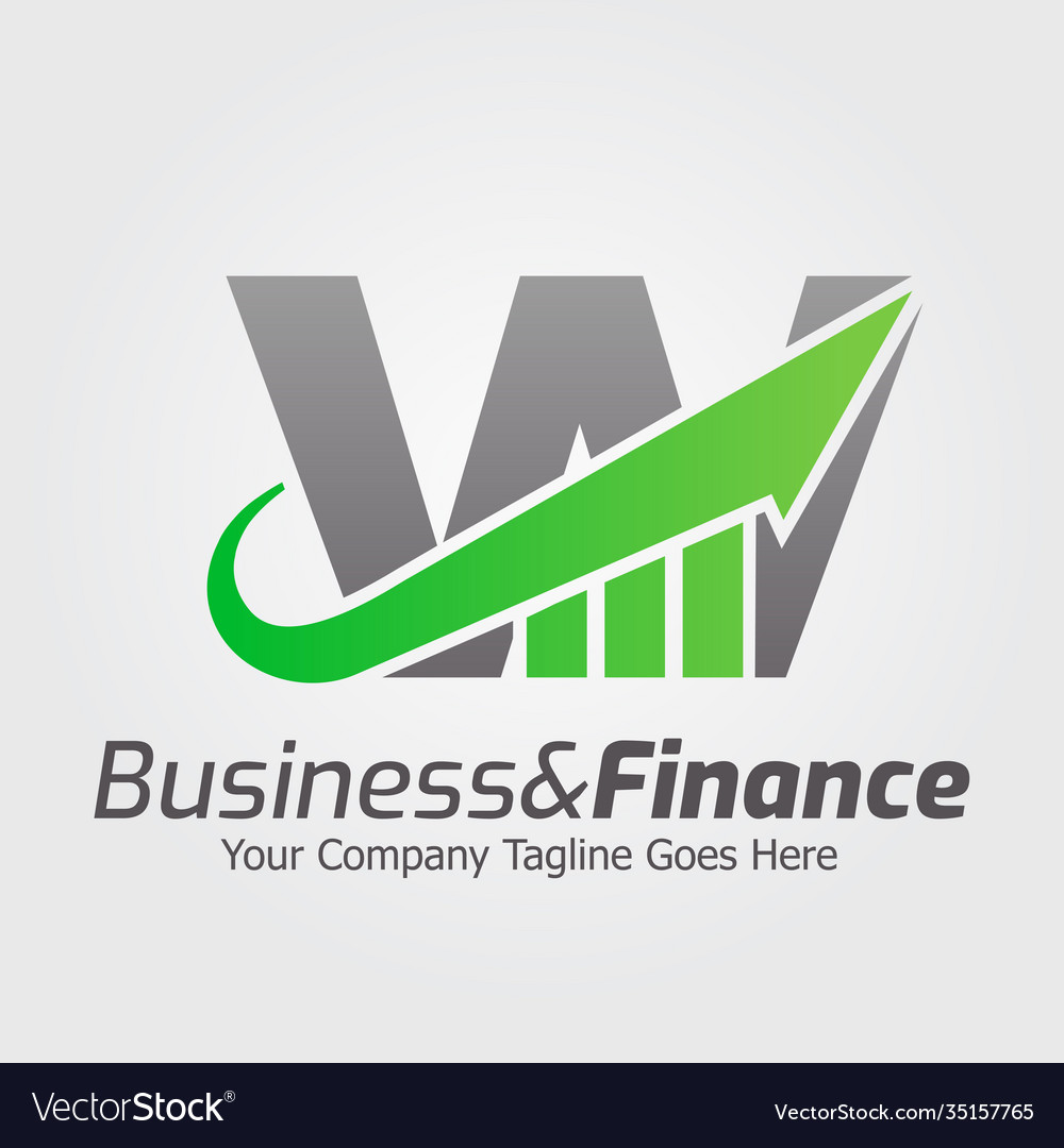 Financial company logo institute Royalty Free Vector Image