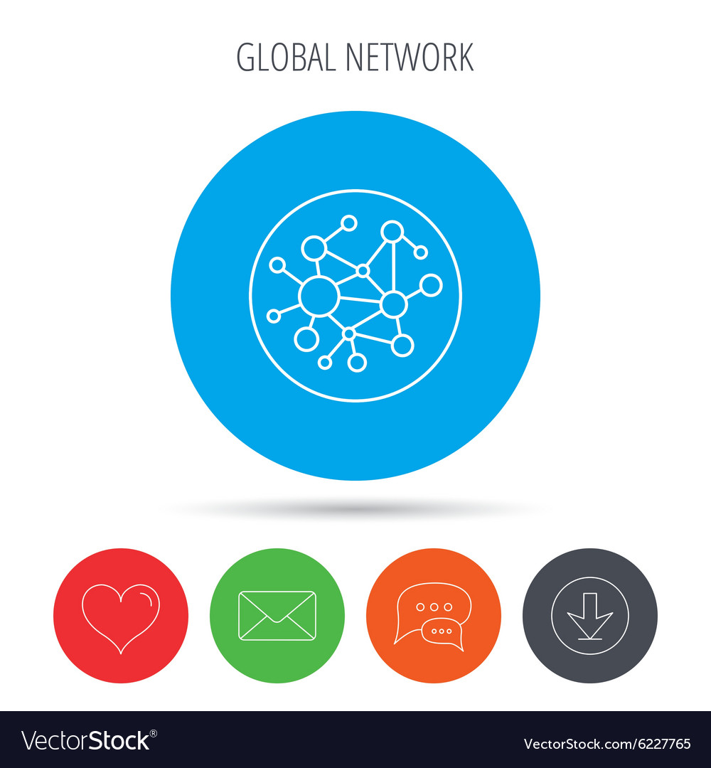 Global Network Connection Icon