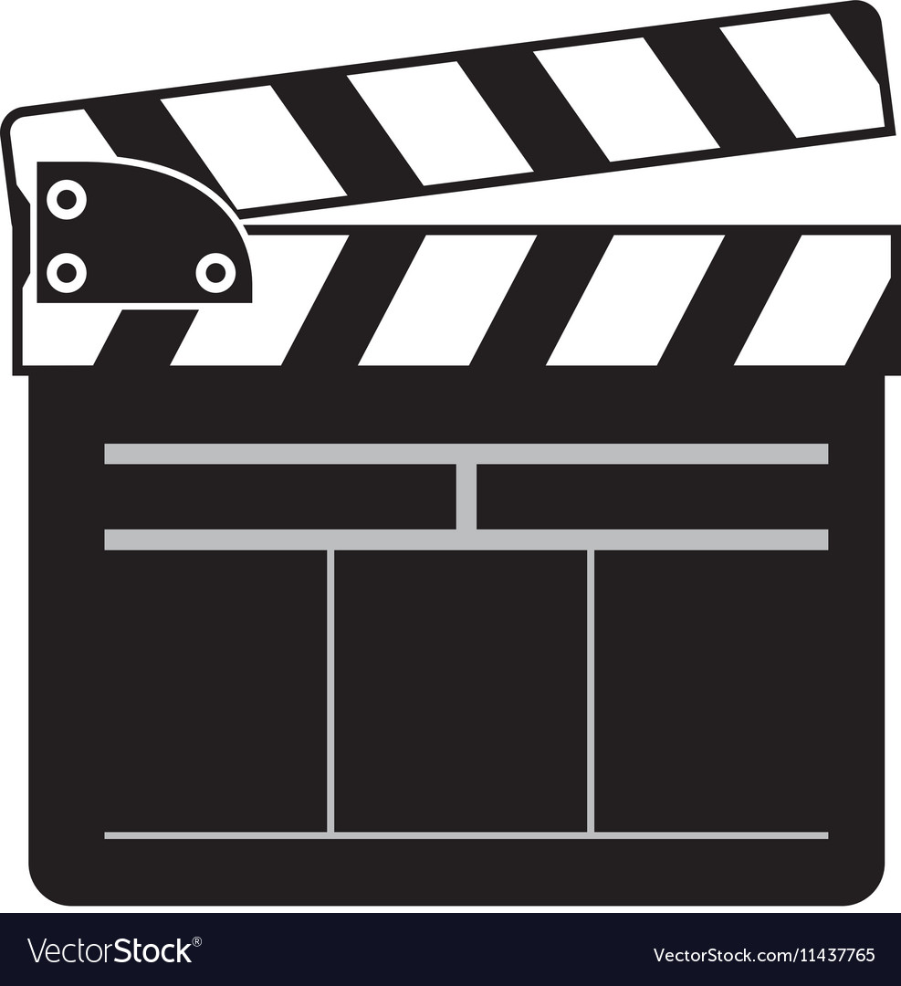 Movie clapboard icon