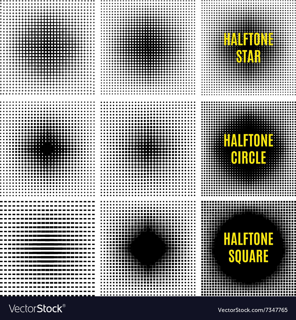 Set halftone isolation element design