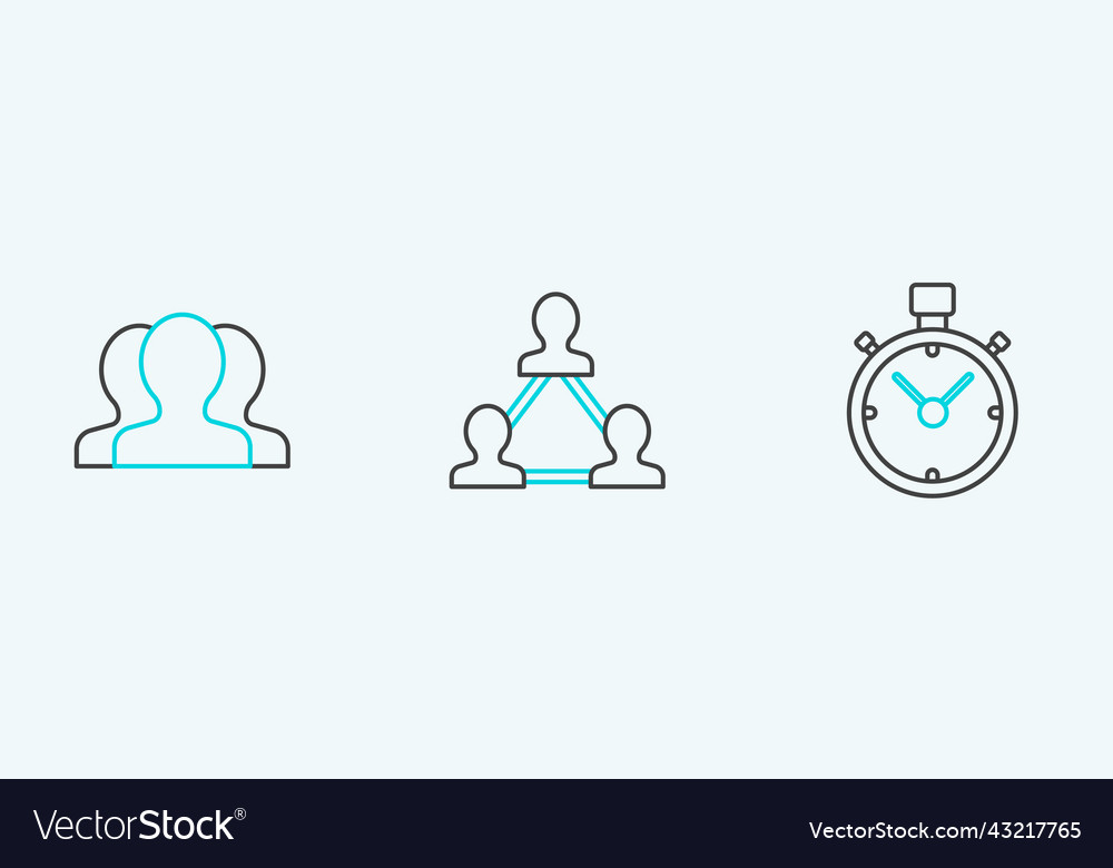 Set line stopwatch users group and project team