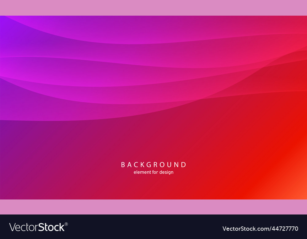 Abstract wave element for design pink digital vector image Abstract wave element for design pink digital
