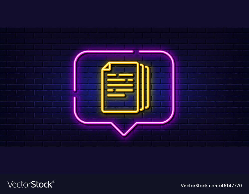 Copy documents line icon doc file duplicates sign