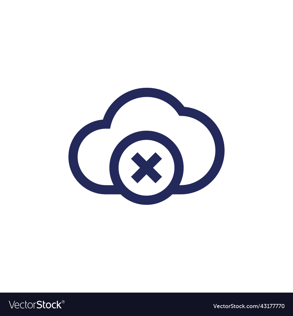 Trennen von Server-Icon mit einer Cloud