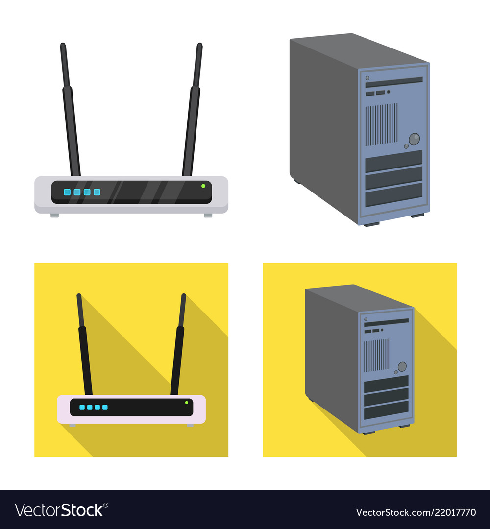 Isolated object of laptop and device icon