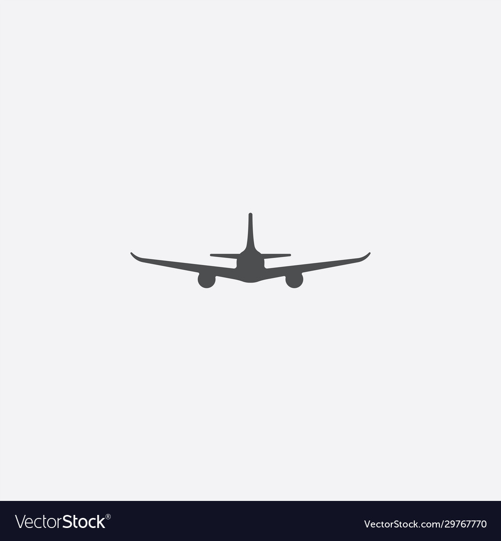 Modern Airplane Icon