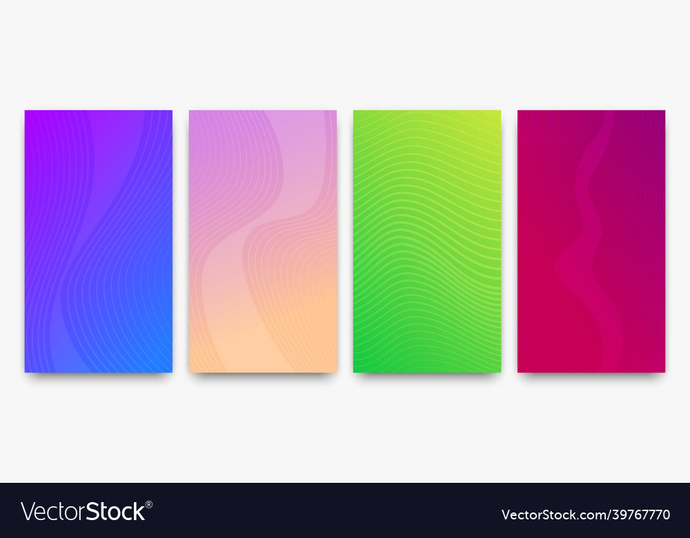 Modern colorful gradient background with wave Vector Image Modern colorful gradient background with wave