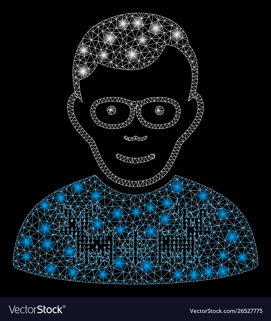 Flare mesh carcass nerd guy with spots