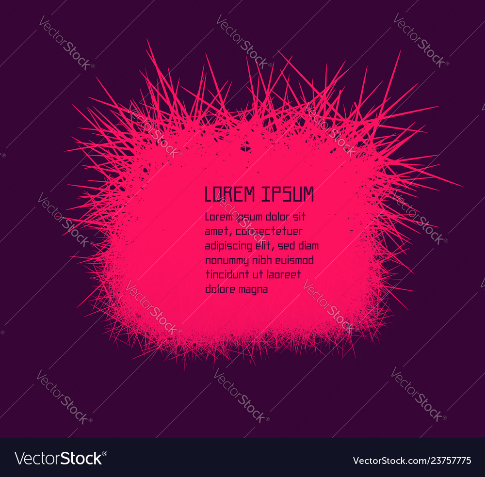Frame consisting of chaotic lines 3d abstract vector image Frame consisting of chaotic lines 3d abstract