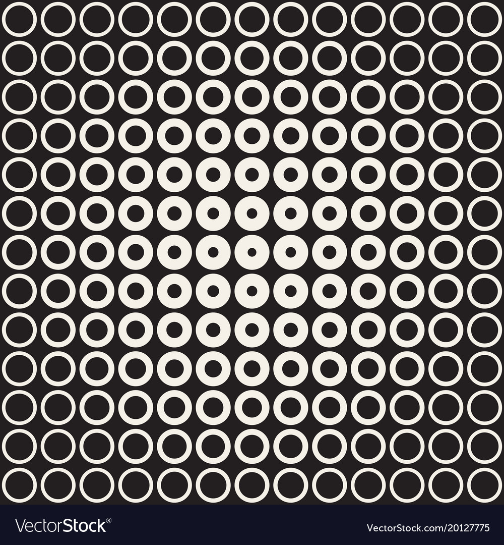 Halftone circles seamless pattern abstract