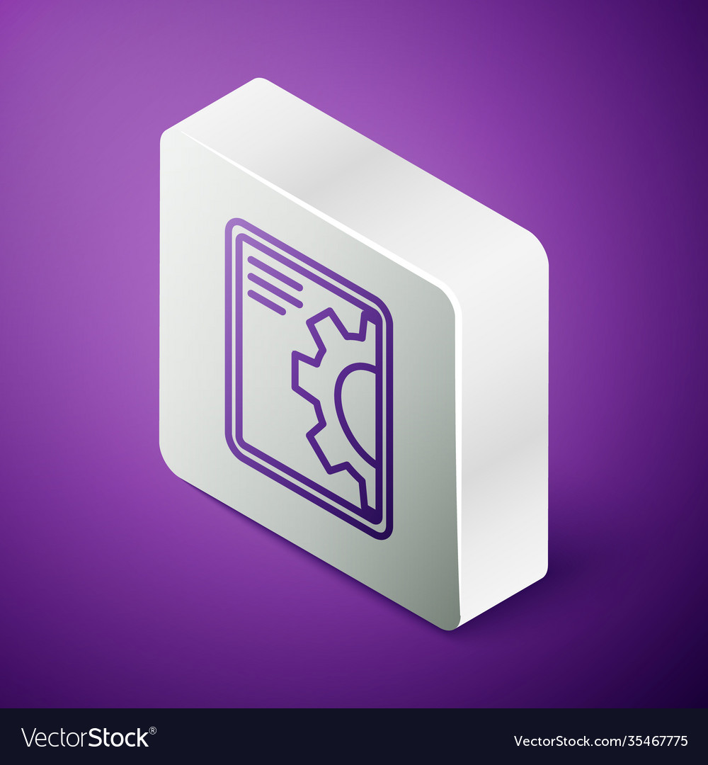 Isometric line software web development vector image Isometric line software web development