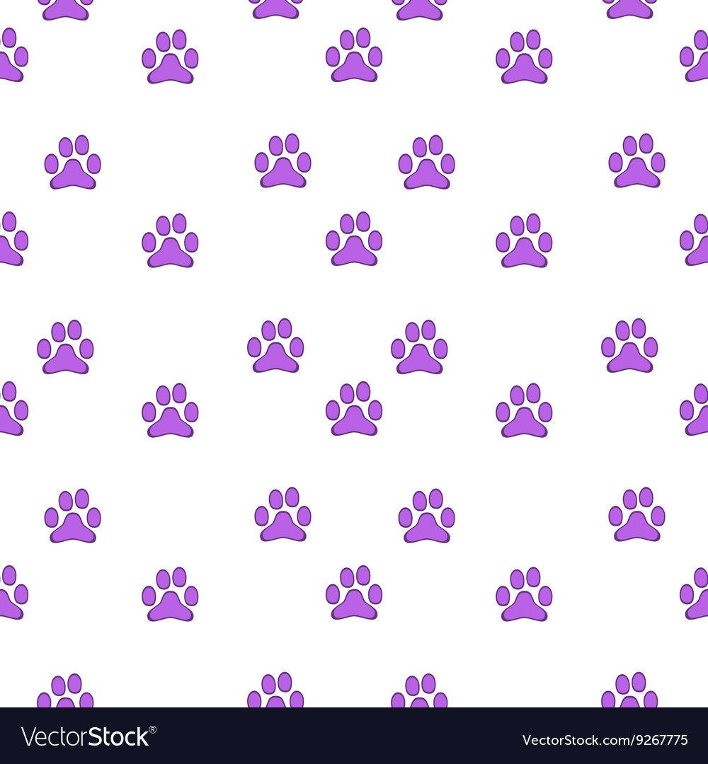 Paw Print Background Pattern