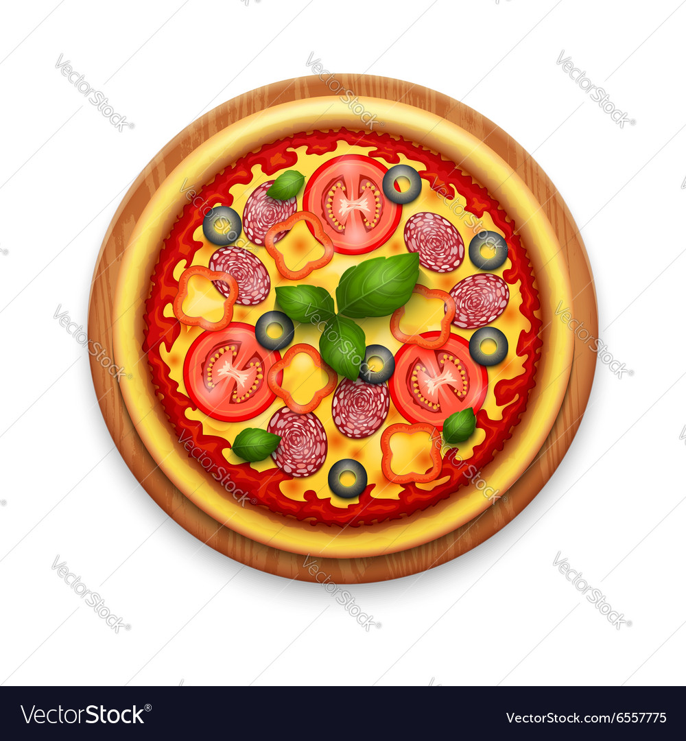 Pizza Royalty Free Vector Image VectorStock