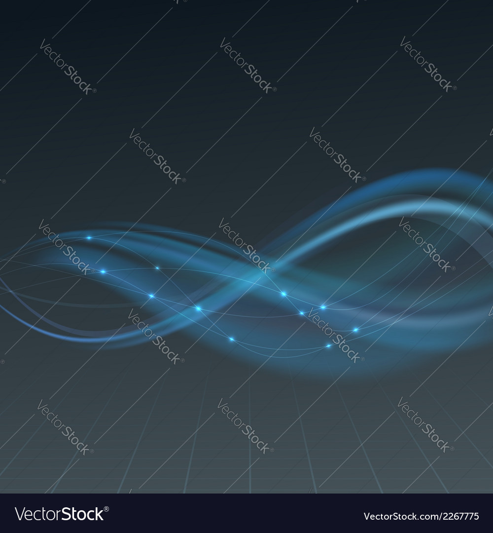 Shimmering Abstract Wave Background