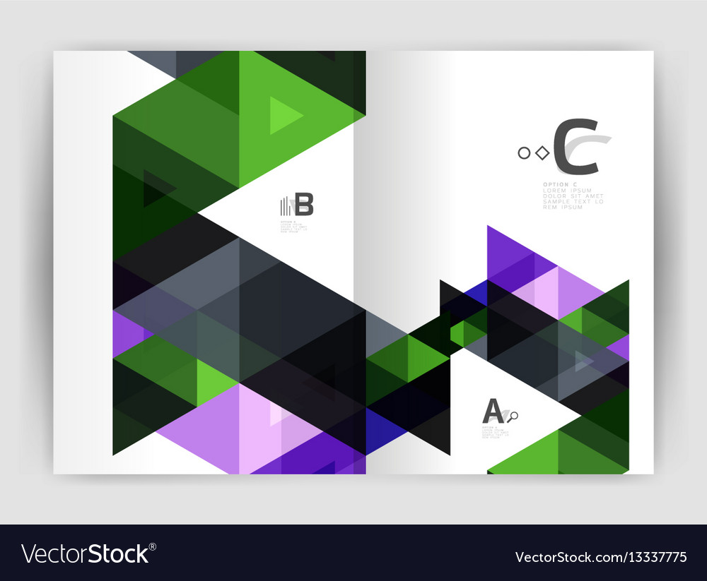 Triangle print template