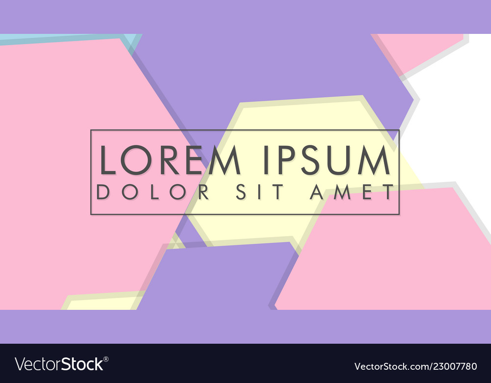 Abstract colorful hexagon background vector image Abstract colorful hexagon background