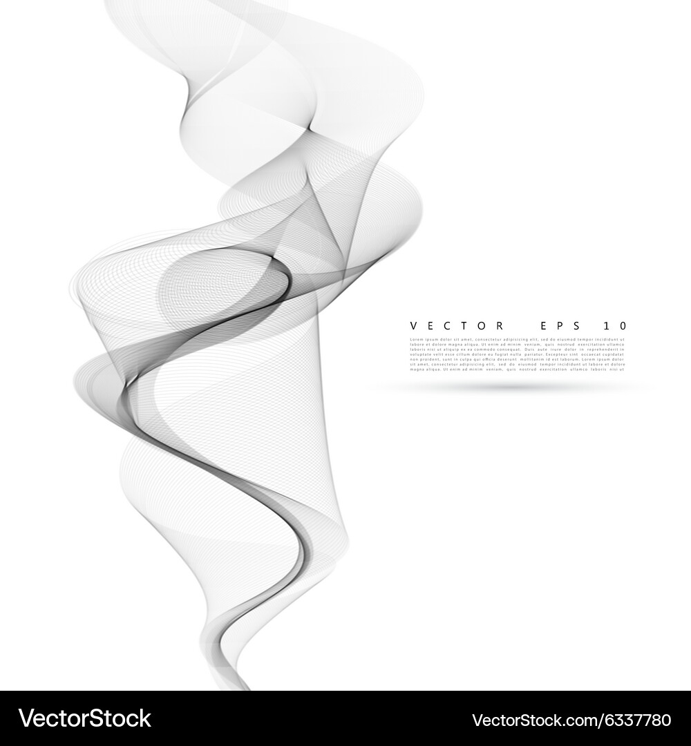Abstract Smoke Waves Background Royalty Free Vector Image