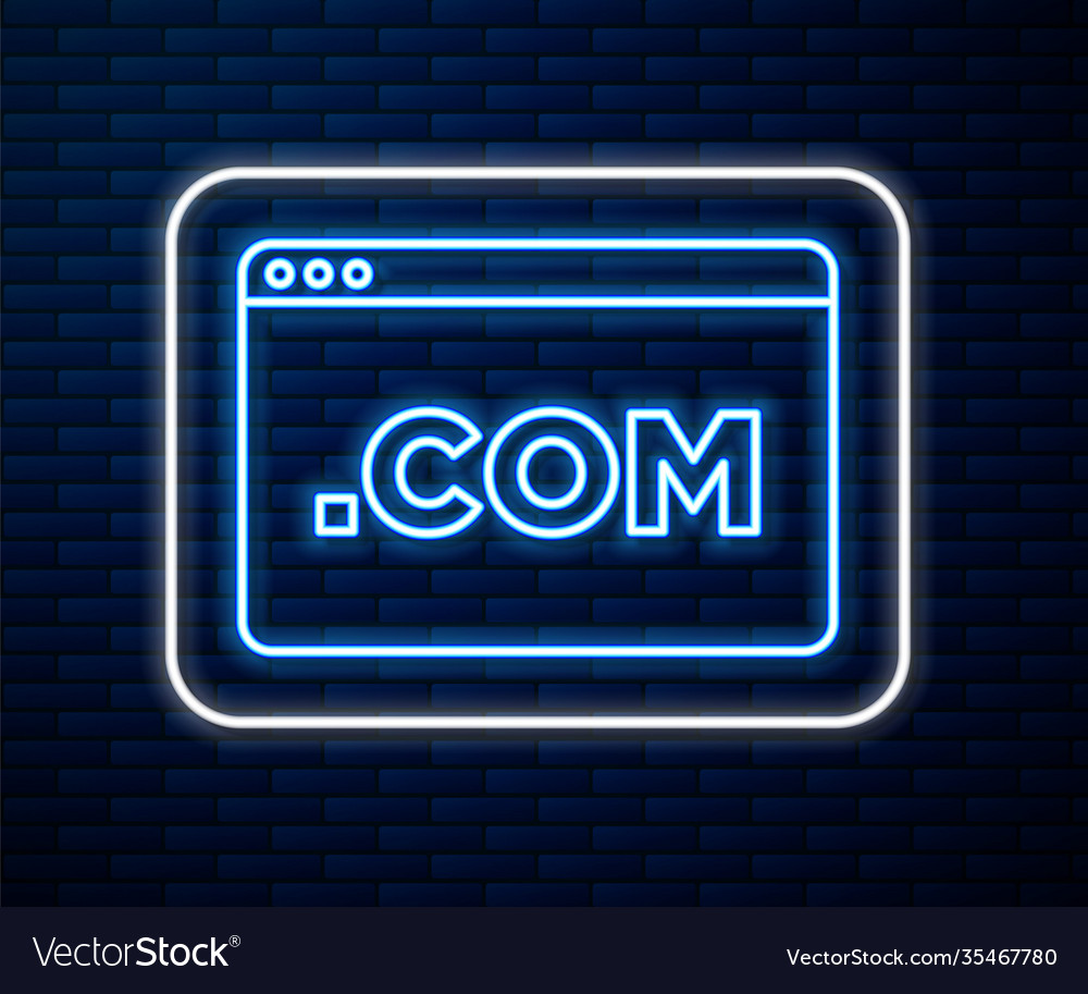 Glowing neon line ui or ux design icon isolated vector image Glowing neon line ui or ux design icon isolated