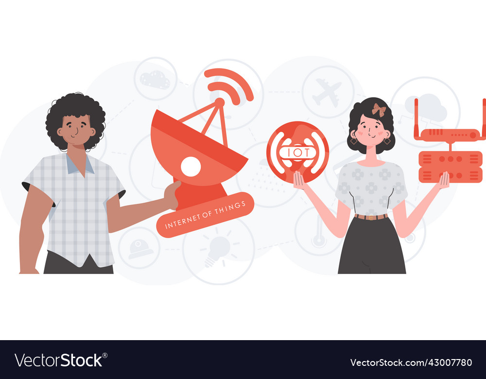 Internet of things and automation concept
